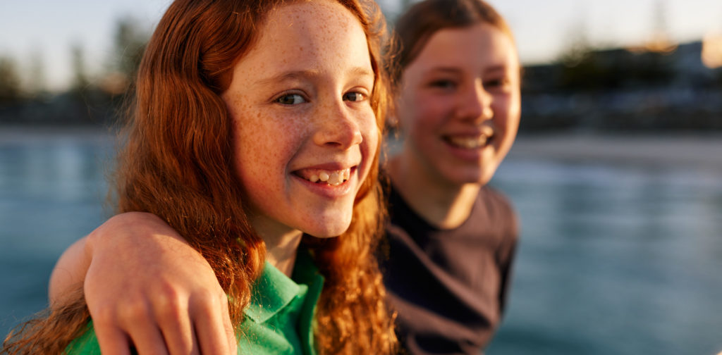 two girls smiling ZEN Energy