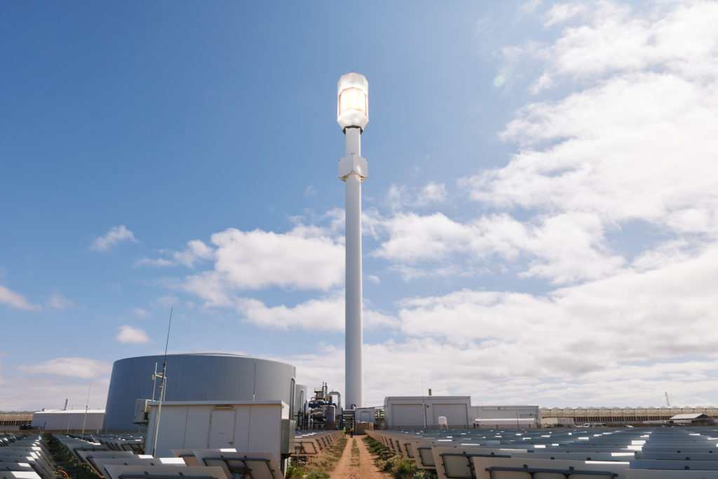 Sundrop farms solar tower