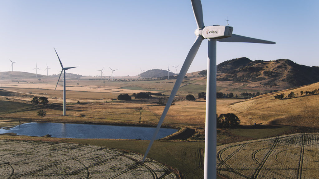 Image showing the Waubra Wind Farm in Victoria. ZEN Energy's latest offtake agreement